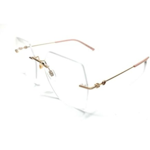 Gucci Women's Gold Square Eyeglasses! - Picture 1 of 4